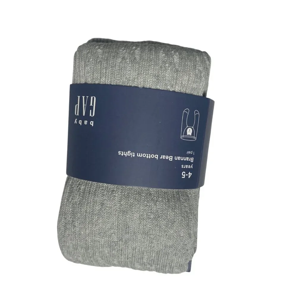 Baby Gap Brannan Bear Bottom‎ Tights Gray 4-5 Years Durable Knit